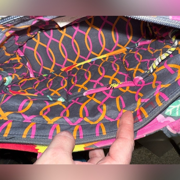 Vera Bradley Mandy Tote Bag in "Jazzy Blooms" Pattern - Picture 7 of 16